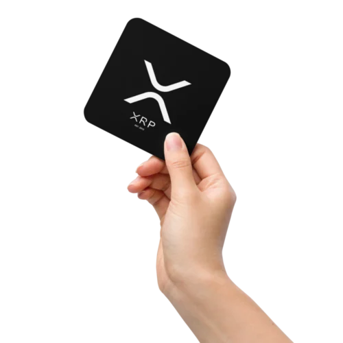XRP Cork-Back Coaster