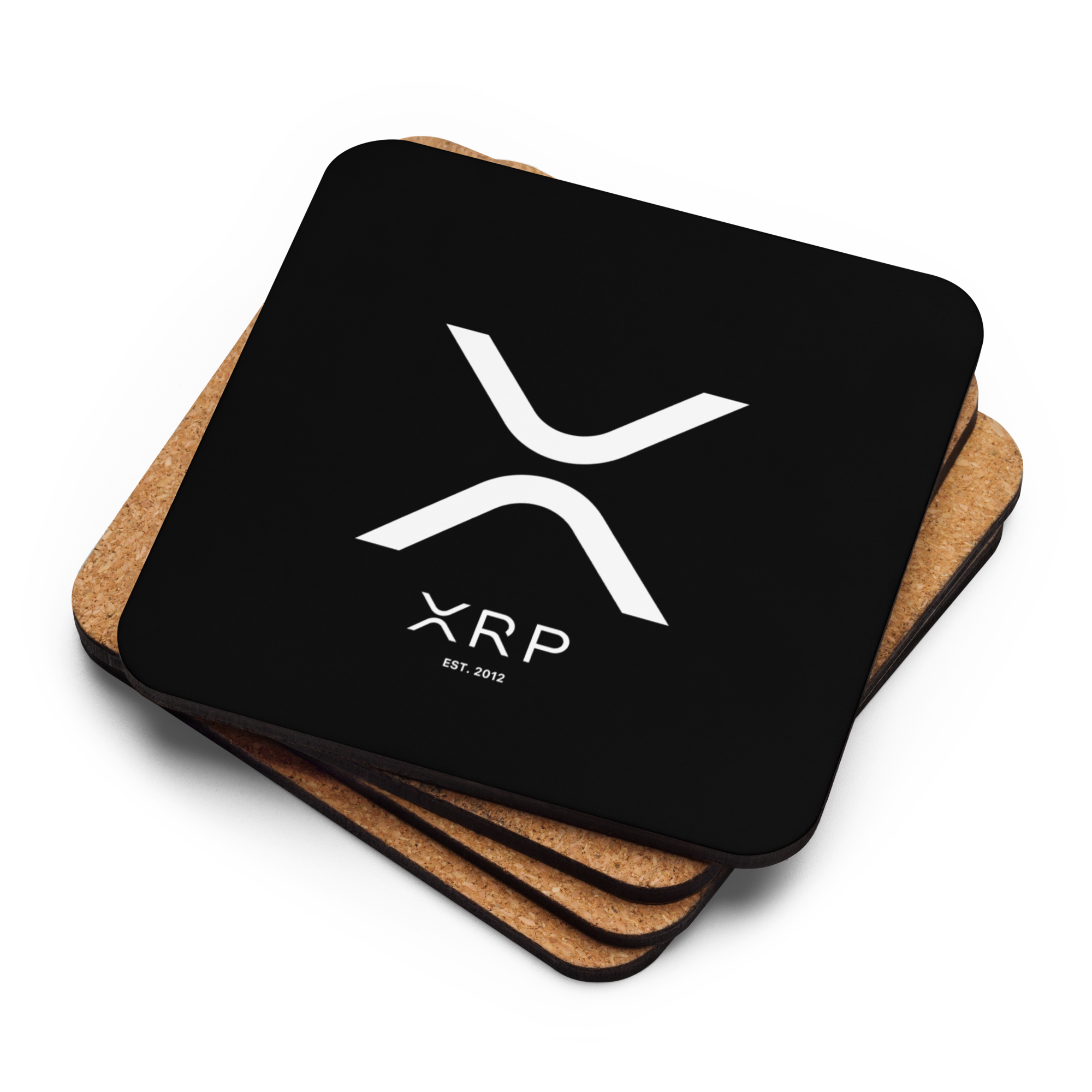 XRP Cork-Back Coaster