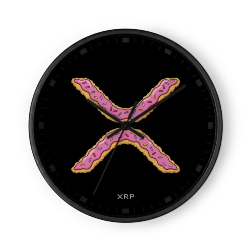 XRP Donut Wall Clock