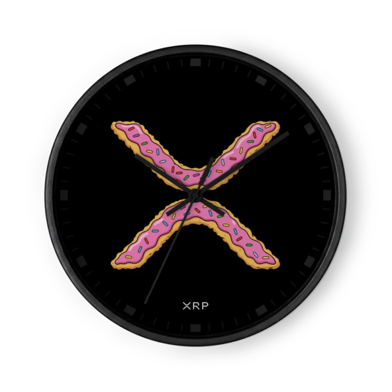 XRP Donut Wall Clock
