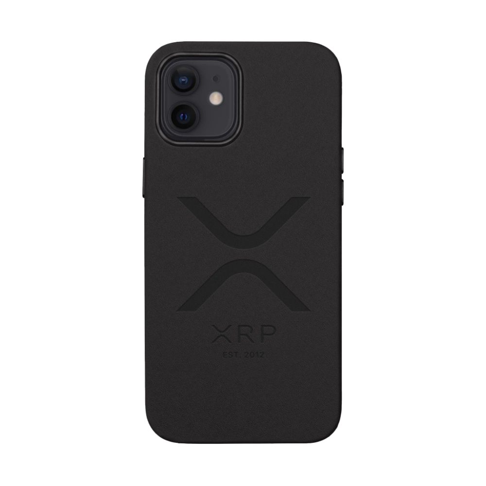 XRP Embossed Logo Leather Case for iPhone®