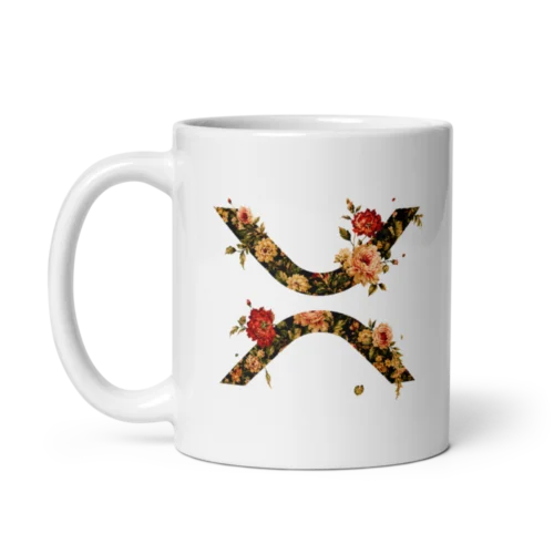 XRP Floral Mug