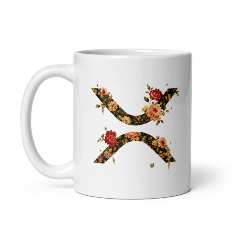 XRP Floral Mug