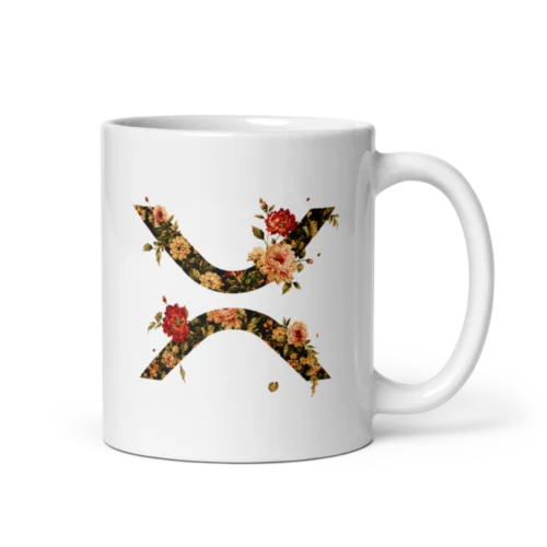 XRP Floral Mug