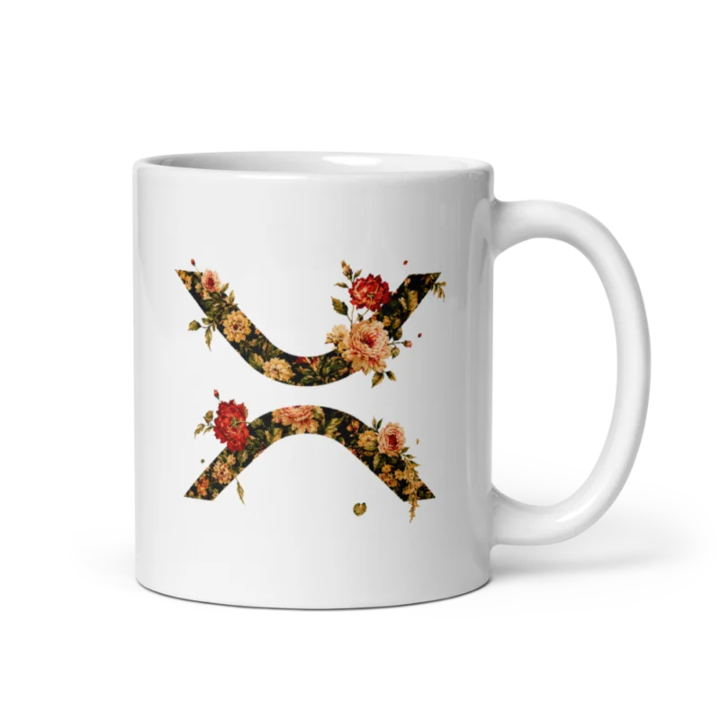 XRP Floral Mug