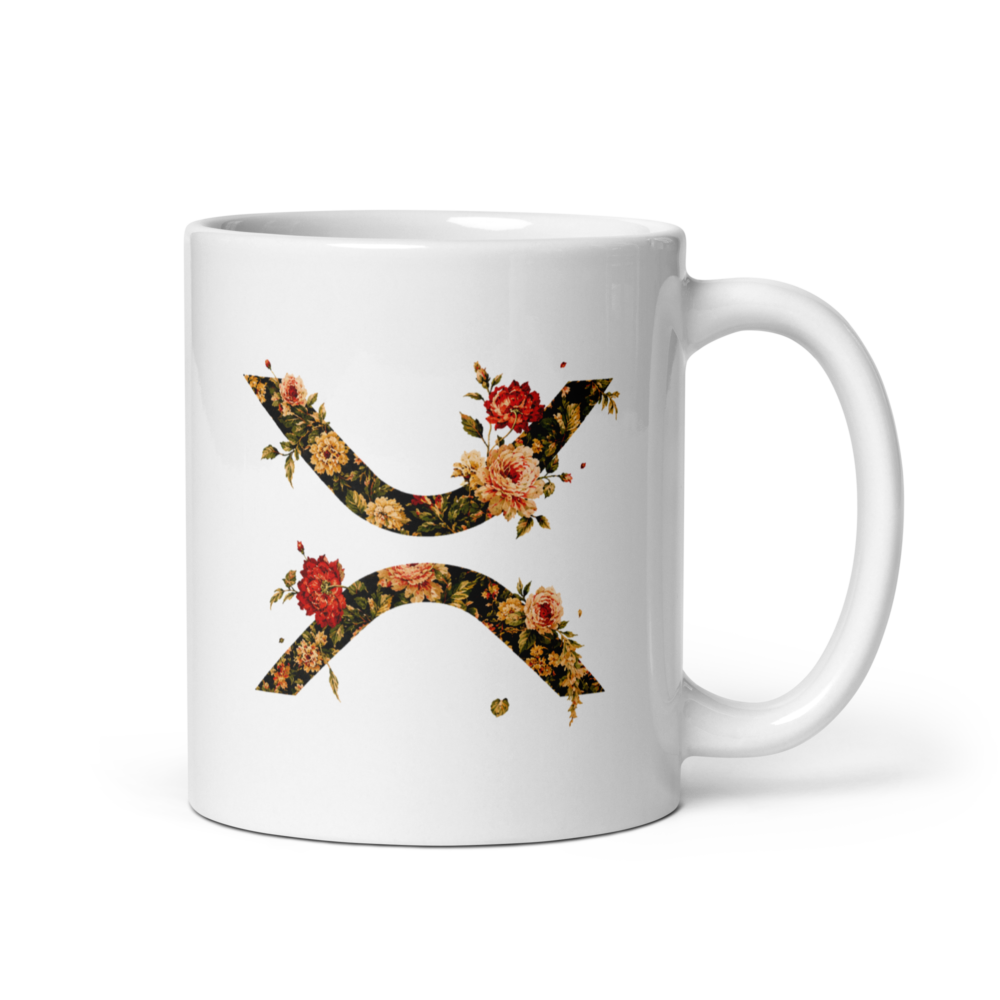 XRP Floral Mug