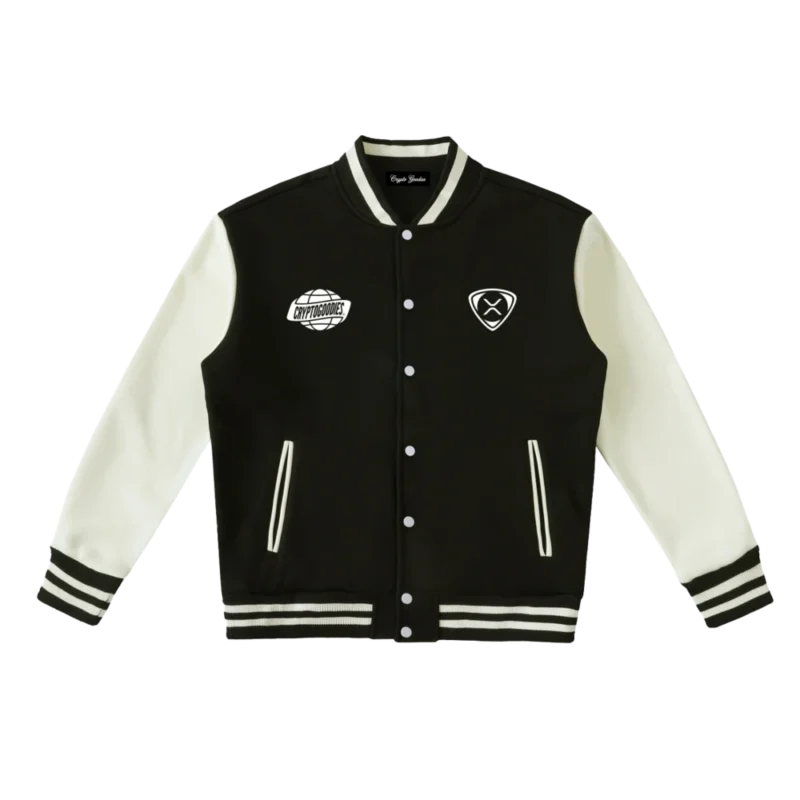 XRP & Roses Fleeced Varsity Jacket