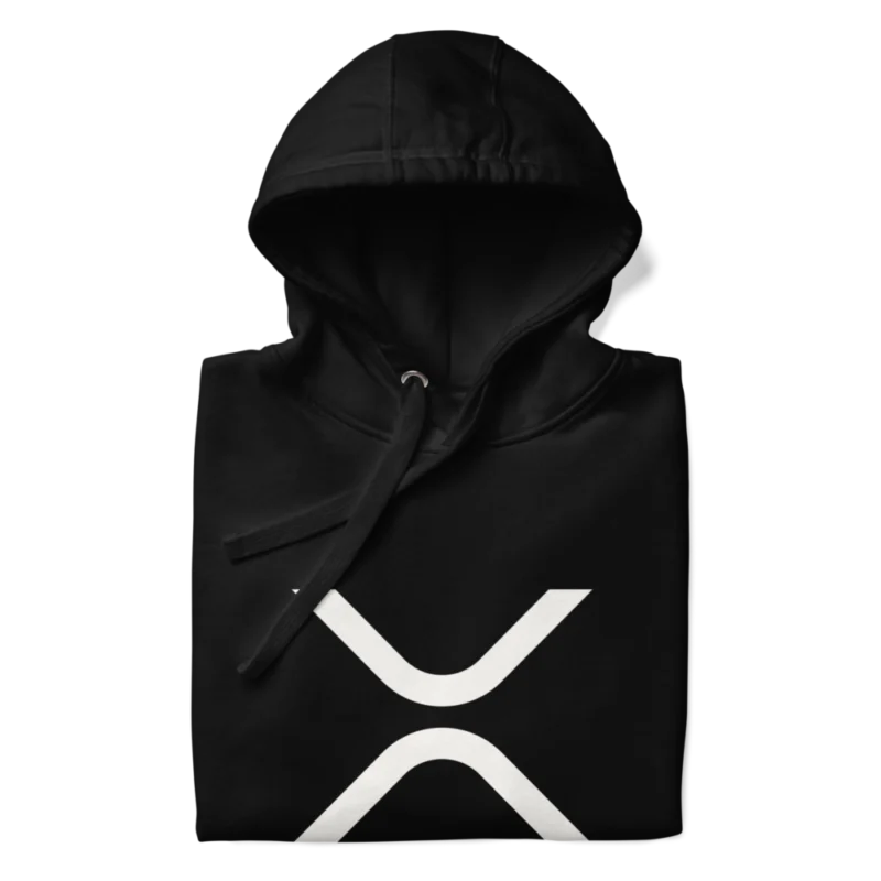 XRP Stacked Logo Hoodie