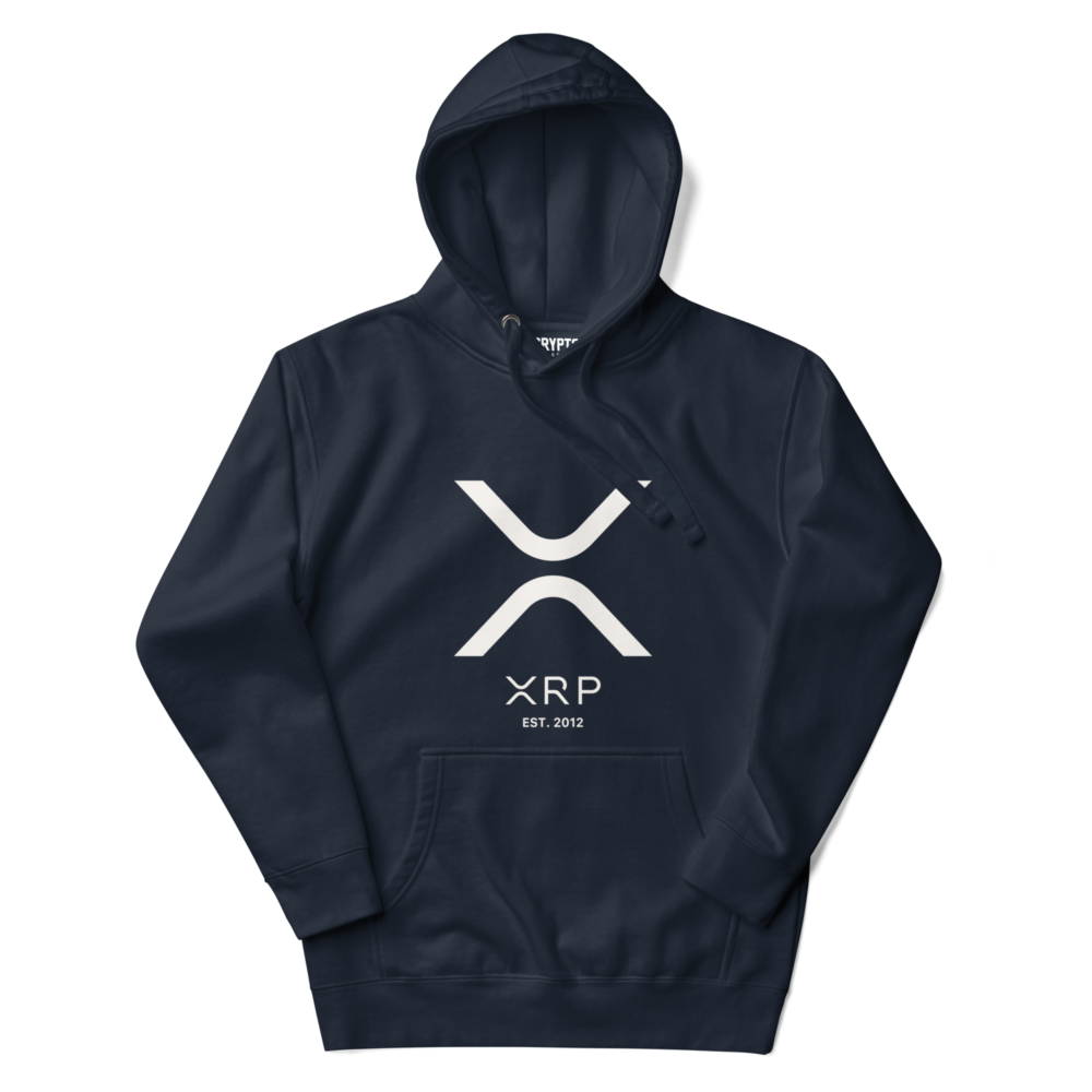 XRP Stacked Logo Hoodie