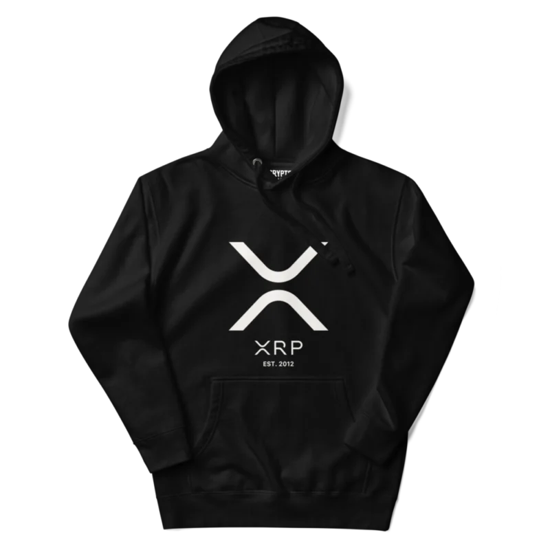 XRP Stacked Logo Hoodie