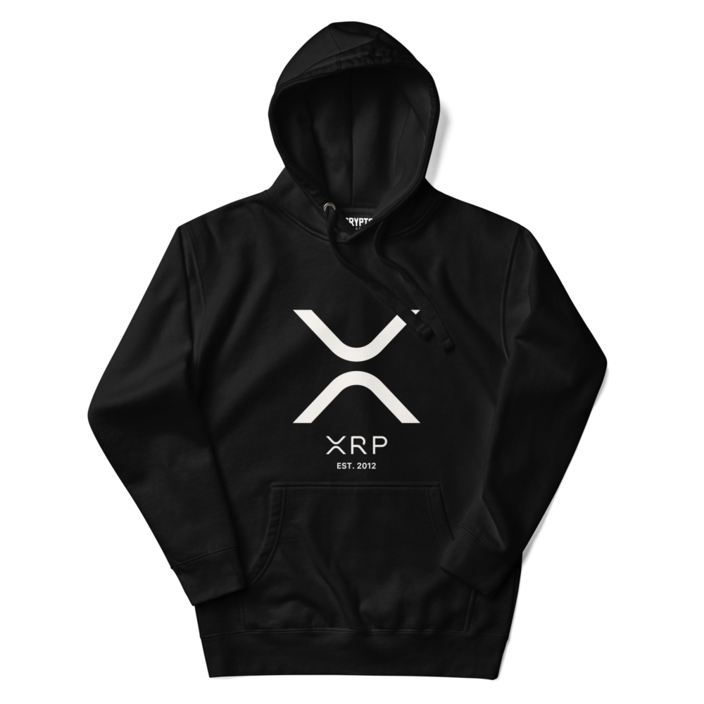 XRP Stacked Logo Hoodie