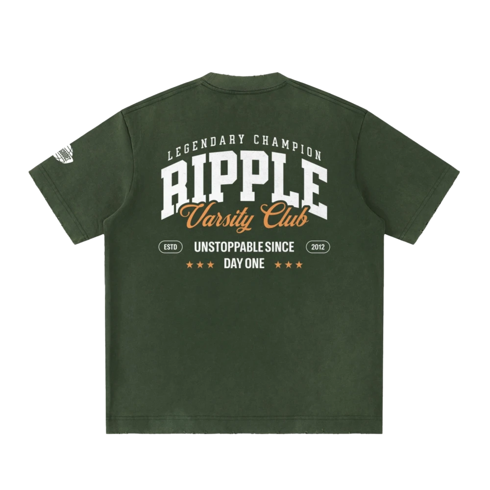 XRP Varsity Club Heavyweight Vintage T-Shirt