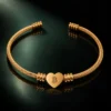 Bitcoin Heart Cuff Bracelet - Image 6