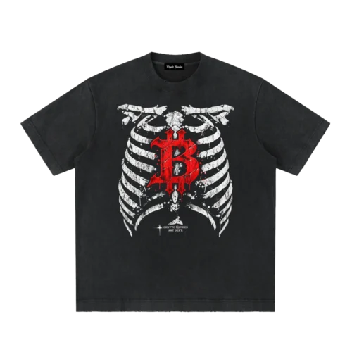 Bitcoin Inside Heavyweight Vintage T-Shirt