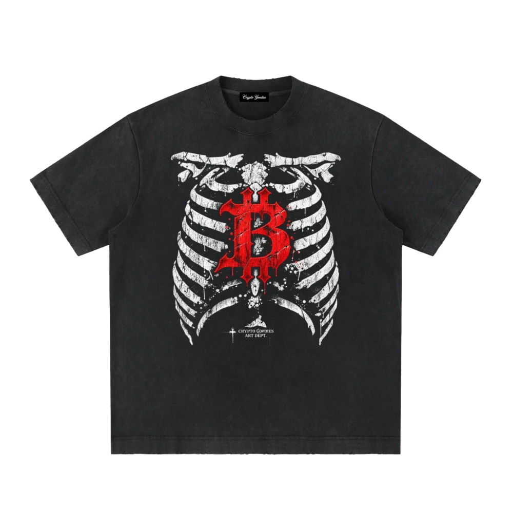 Bitcoin Inside Heavyweight Vintage T-Shirt