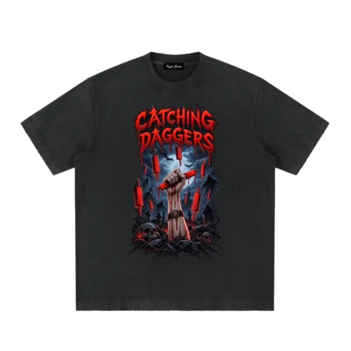 Catching Daggers Heavyweight Vintage T-Shirt