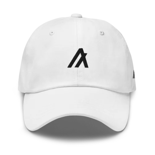 Algorand Logo White Baseball Cap