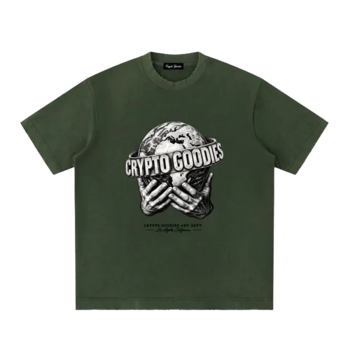 Crypto Goodies World Heavyweight Vintage T-Shirt