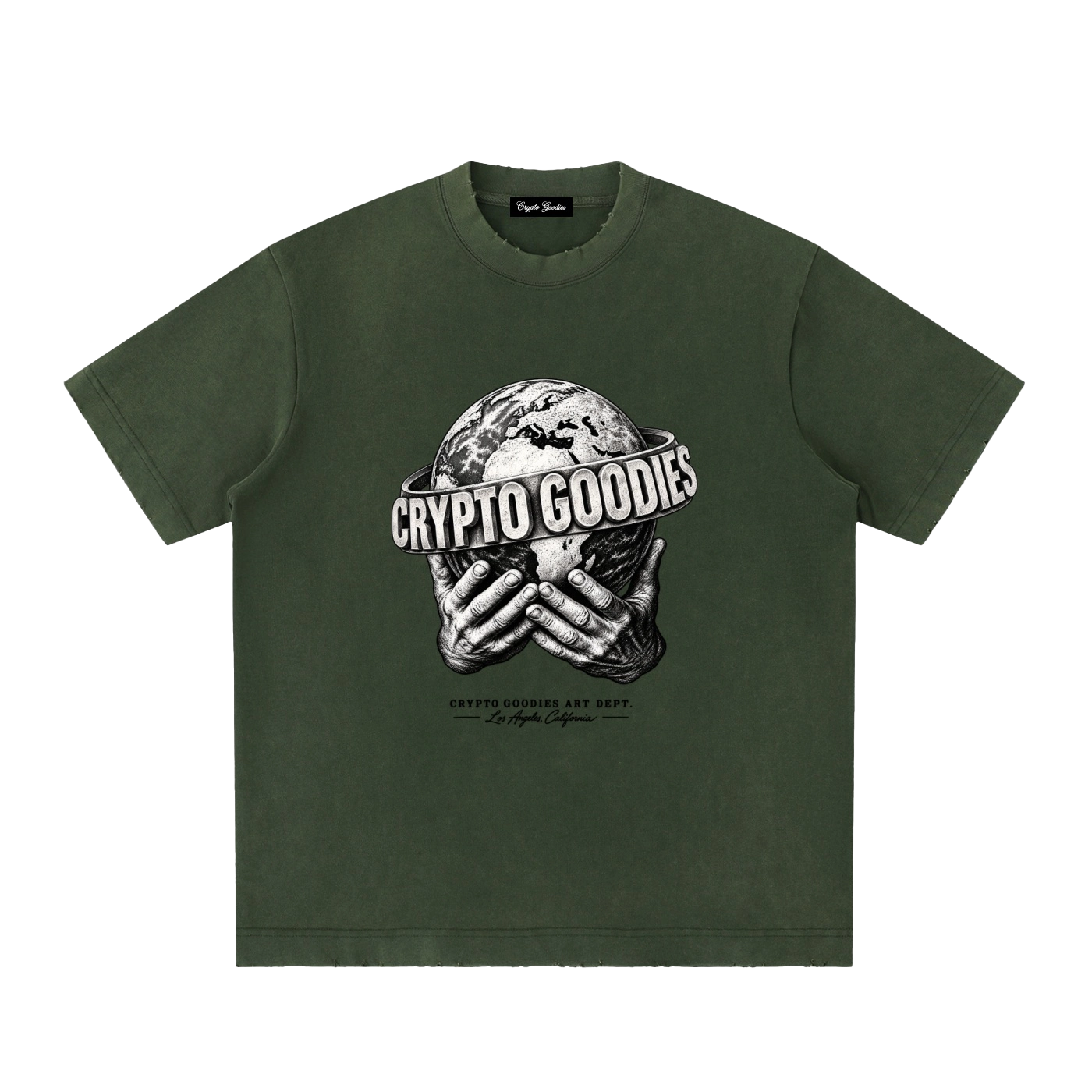 Crypto Goodies World Heavyweight Vintage T-Shirt