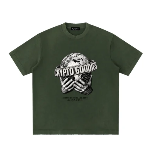 Crypto Goodies World Heavyweight Vintage T-Shirt