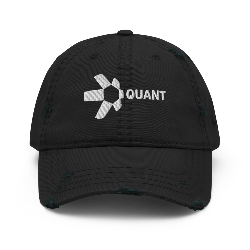Quant Distressed Baseball Cap