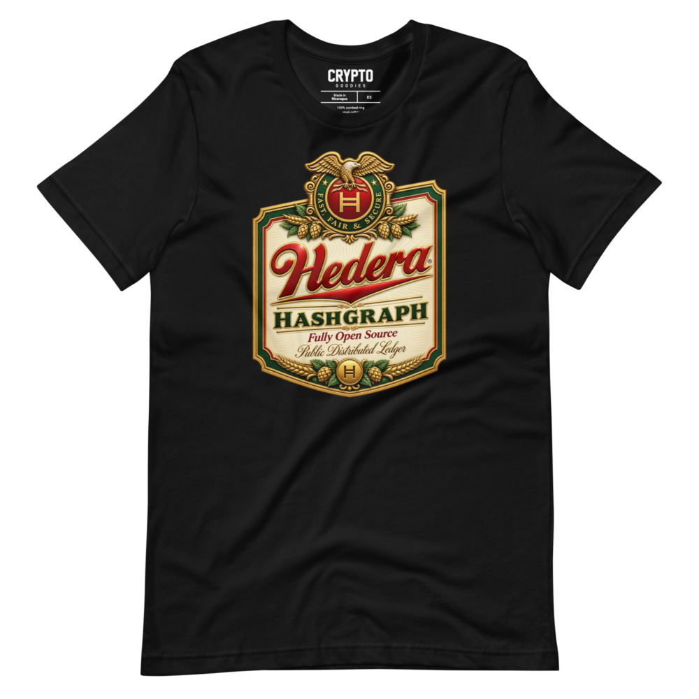 Hedera Hashgraph Beer Inspired T-Shirt