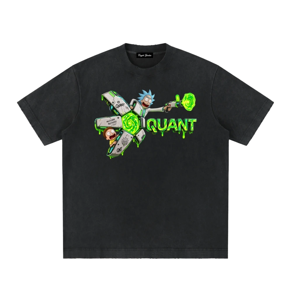 Quant Multichain Multiverse Heavyweight Vintage T-Shirt