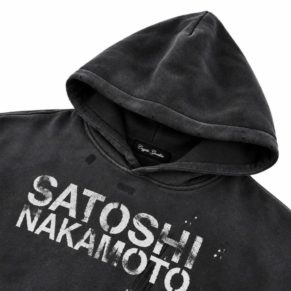 Satoshi Nakamoto Vintage Hoodie