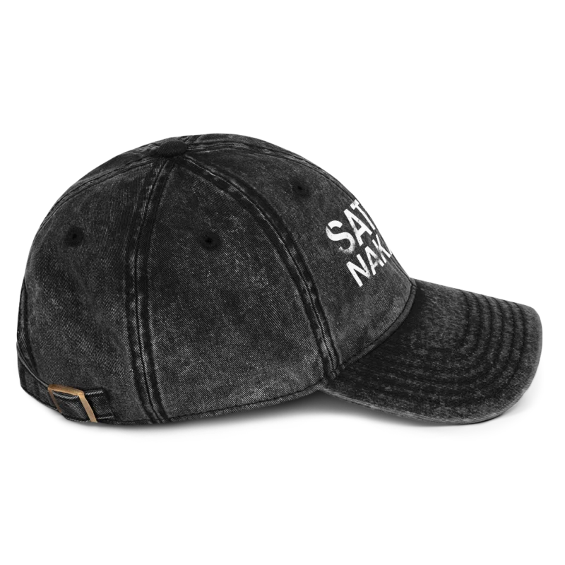 Satoshi Nakamoto Vintage Dad Cap - Image 9