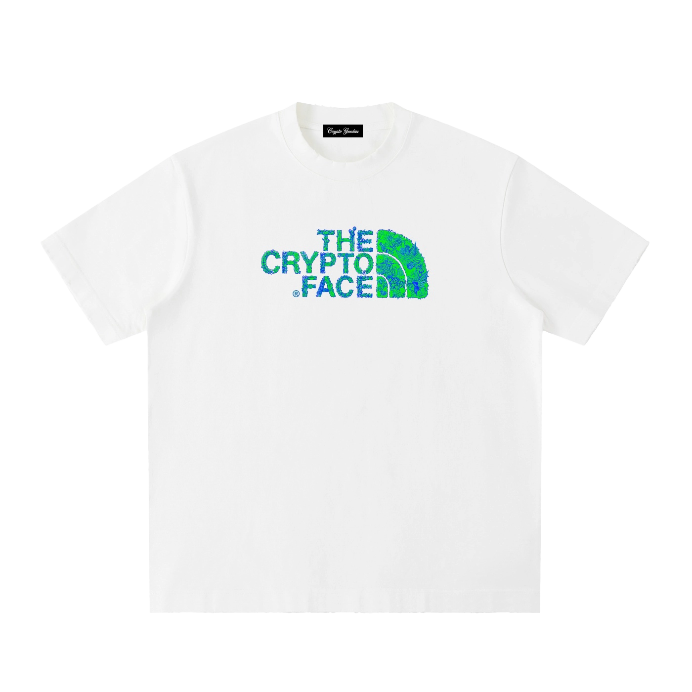 The Crypto Face Heavyweight Vintage T-Shirt