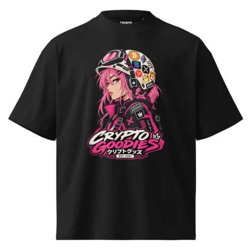 Crypto Goodies CryptoPunk Girl Oversized T-Shirt