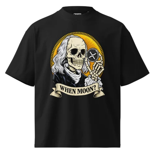 XRP: When Moon Oversized T-Shirt