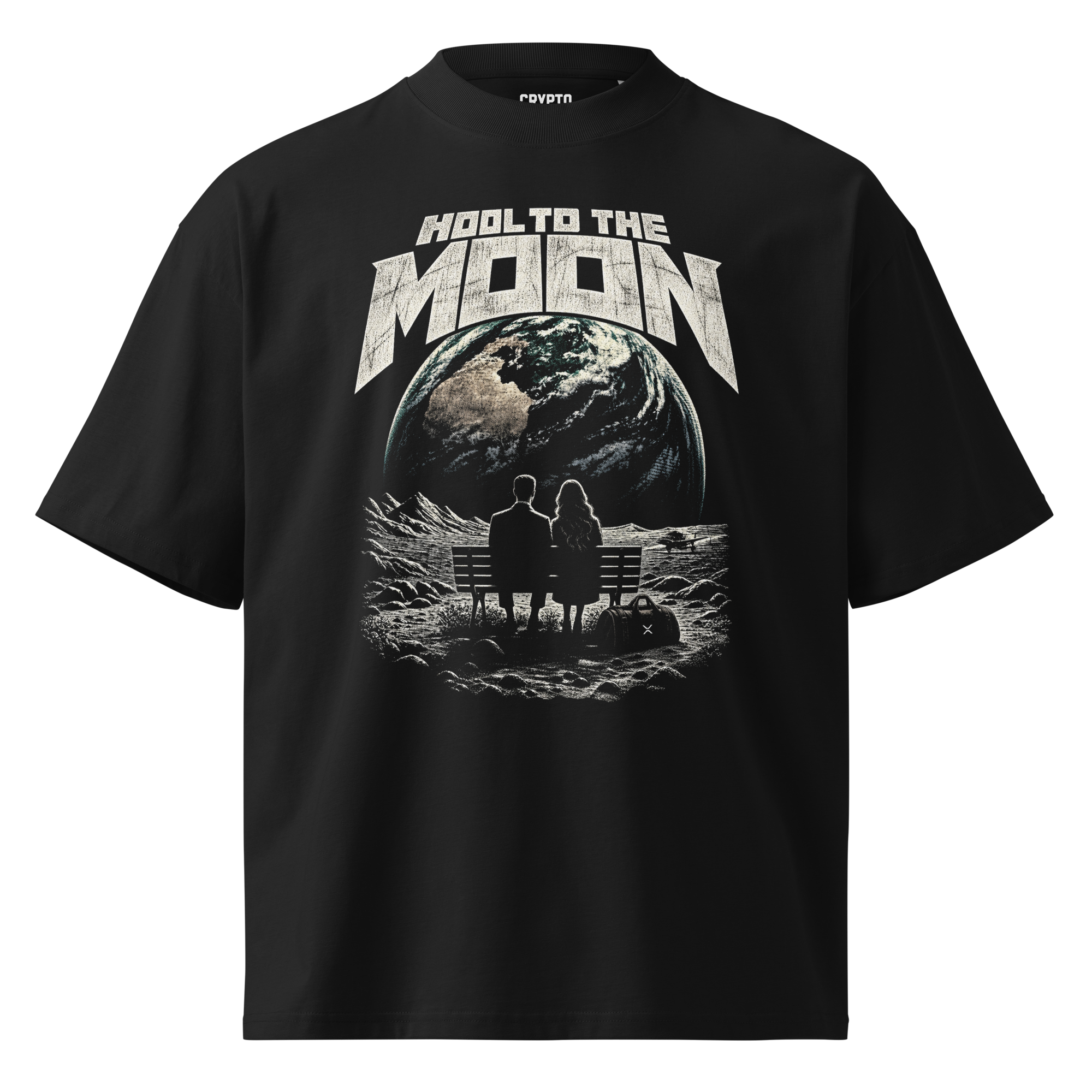 XRP: HODL To The Moon Oversized T-Shirt
