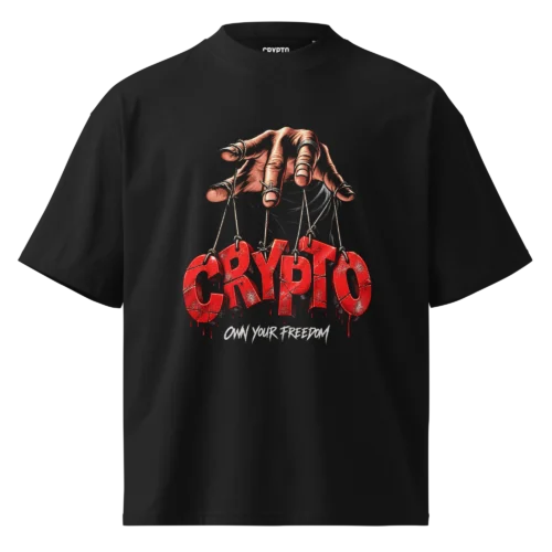 Crypto: Own Your Freedom Oversized T-Shirt