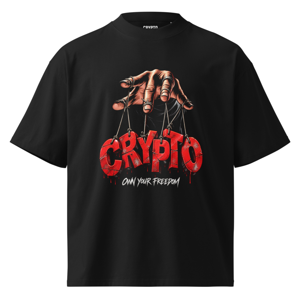 Crypto: Own Your Freedom Oversized T-Shirt