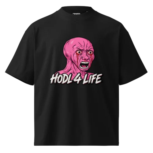 Wojak: HODL 4 Life Oversized T-Shirt