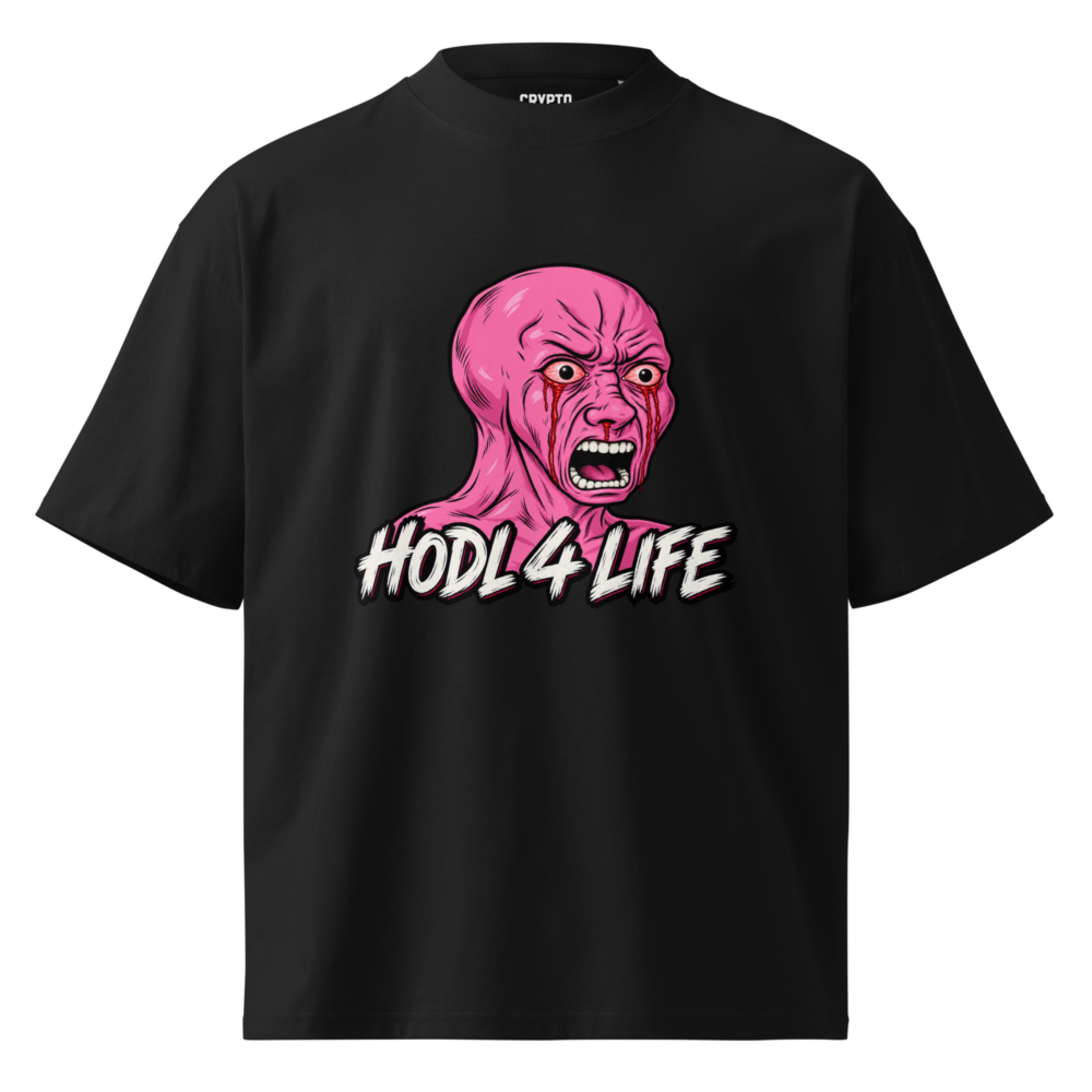 Wojak: HODL 4 Life Oversized T-Shirt