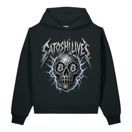 Satoshi Lives Oversized Heavyweight Hoodie