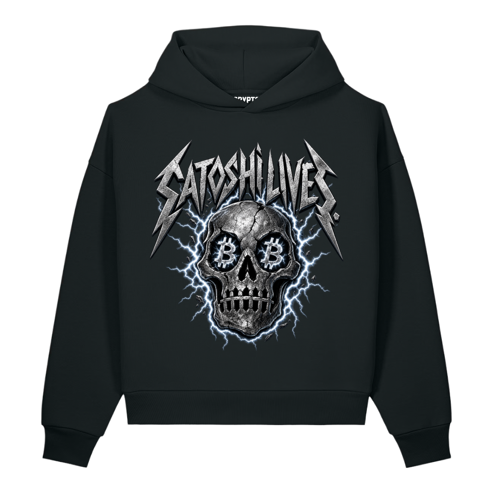 Satoshi Lives Oversized Heavyweight Hoodie