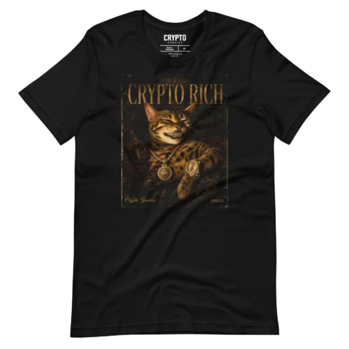 Crypto Rich: The Cat Version T-Shirt