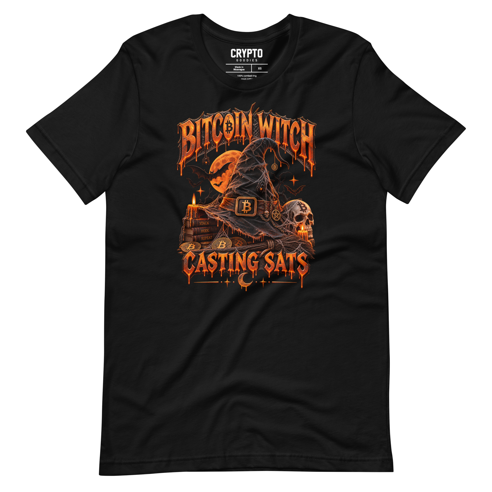 Bitcoin Witch Casting Sats T-Shirt