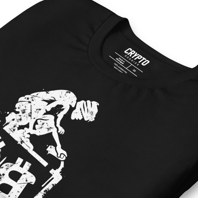 Bitcoin Street Art T-Shirt - Image 2