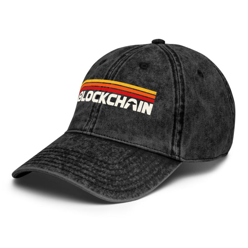 Blockchain UFO Vintage Dad Cap - Image 2