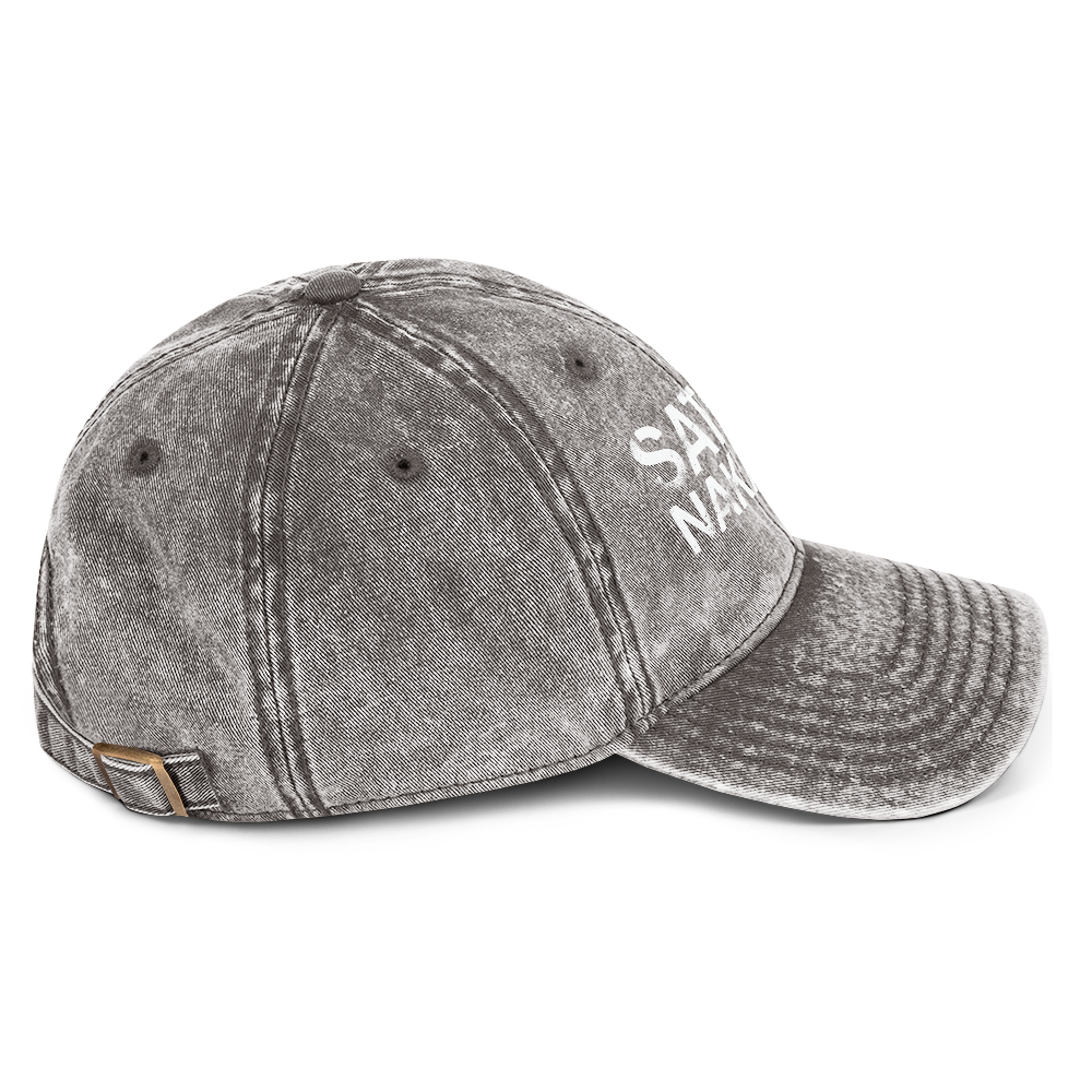 Satoshi Nakamoto Vintage Dad Cap