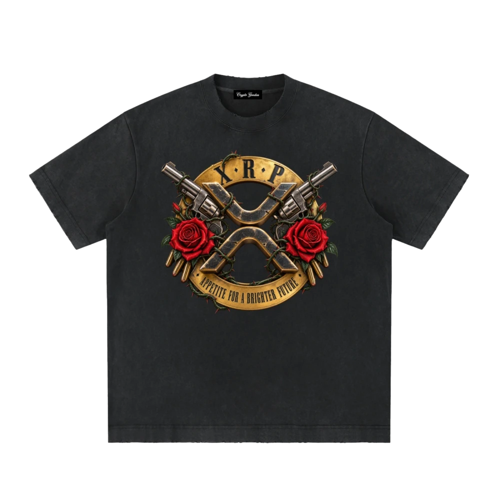 XRP, Guns & Roses Heavyweight Vintage T-Shirt