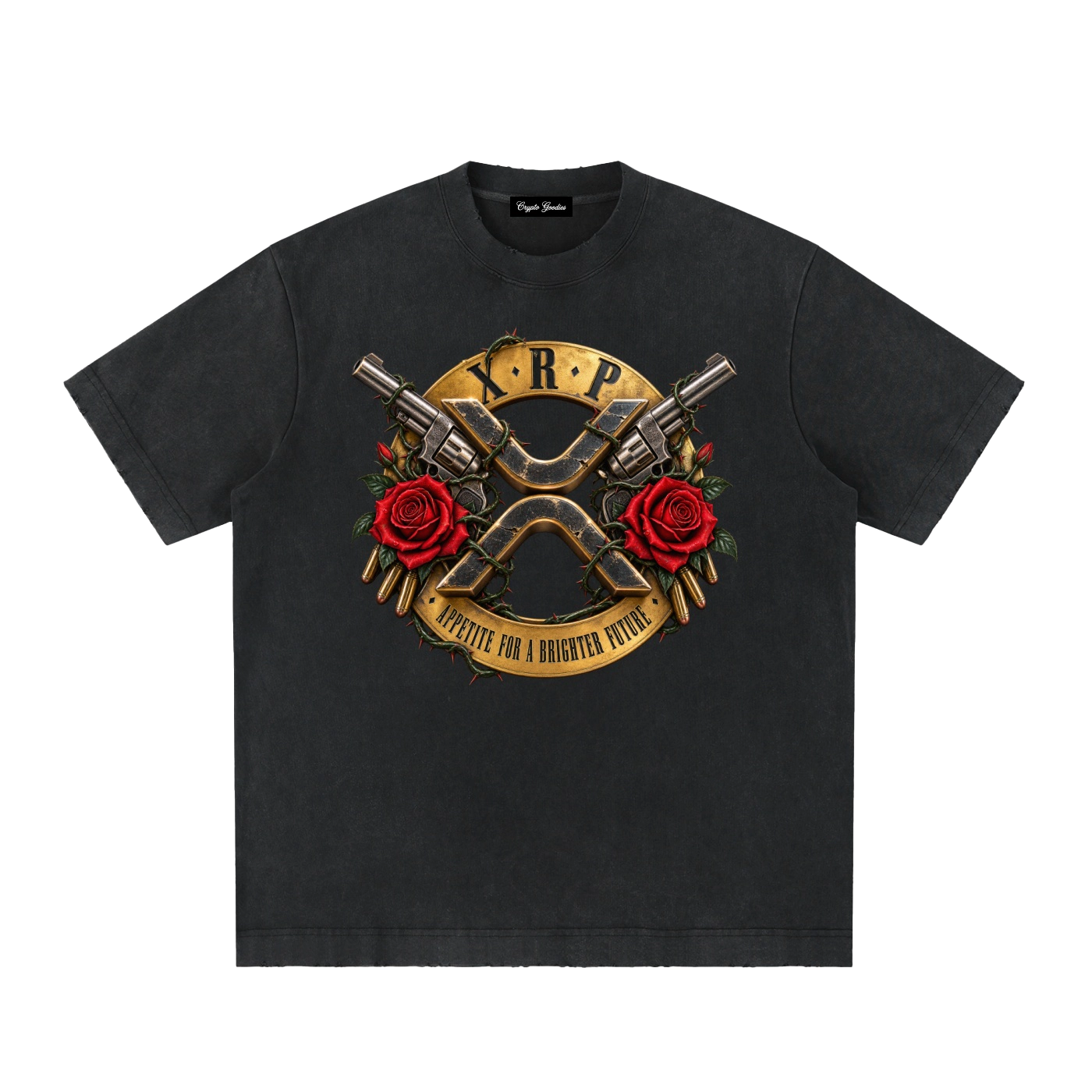 XRP, Guns & Roses Heavyweight Vintage T-Shirt