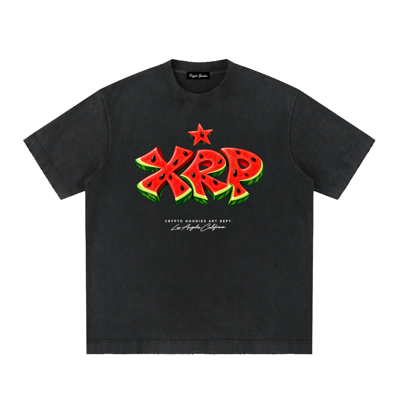 XRP Watermelon Heavyweight Vintage T-Shirt