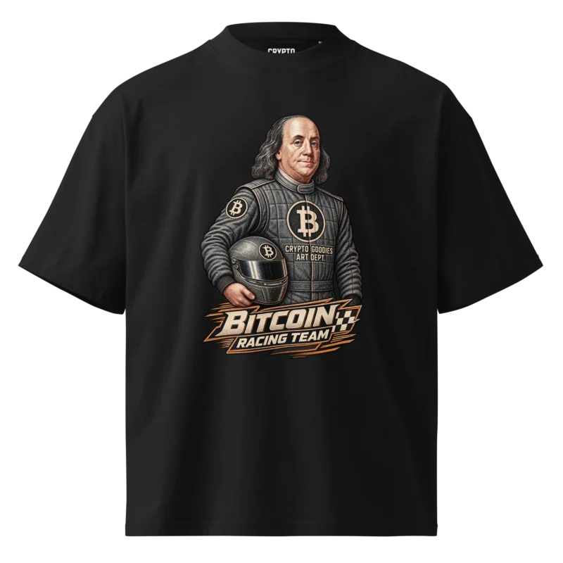 Benjamin Franklin x Bitcoin Racing Team Oversized T-Shirt