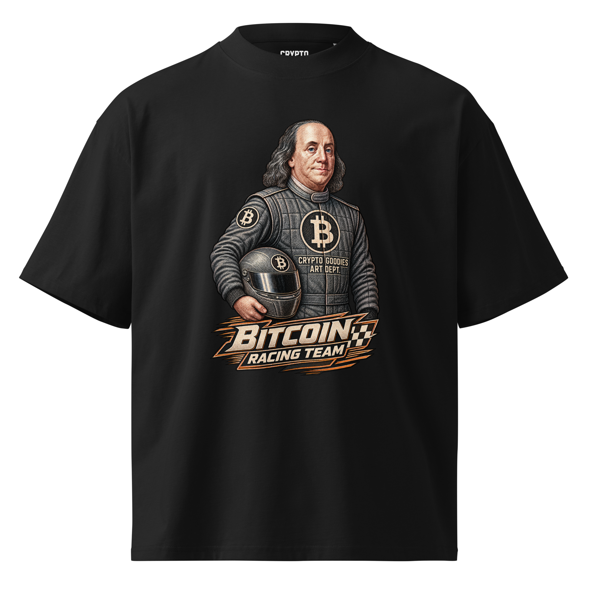 Benjamin Franklin x Bitcoin Racing Team Oversized T-Shirt