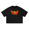 Bitcoin Angel Wings Heavyweight Boxy T-Shirt